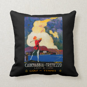 Almofada Vintage PosterEurope de CadenabbiaTremezzo