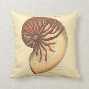 Almofada Vintage Red Conch Shell