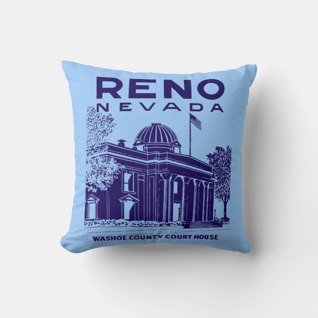 Almofada Vintage Reno Nevada (Frente)