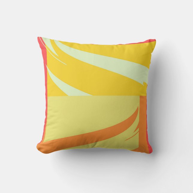Almofada Vintage Retro Abstrato Art (Frente)