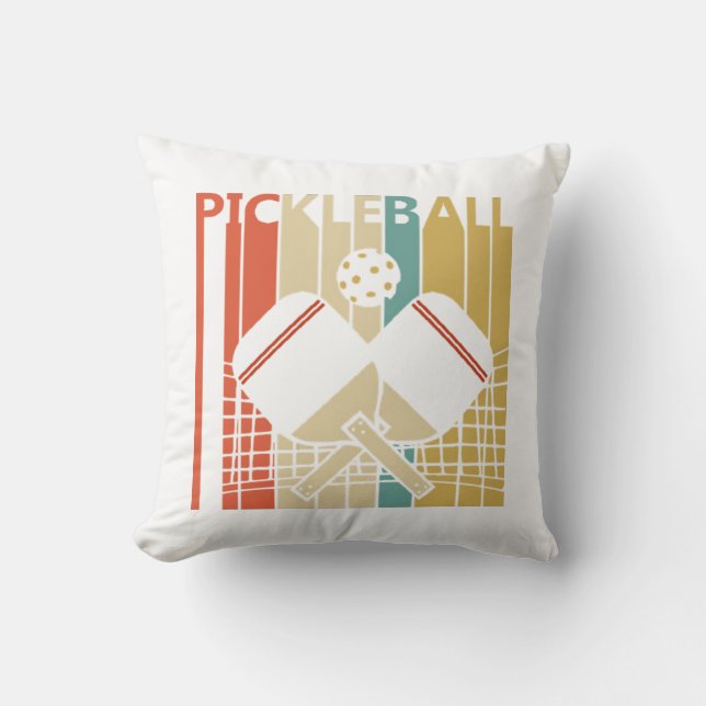 Almofada Vintage Retro Pickleball (Frente)