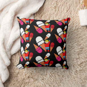Almofada Vintage Retro Sorvete Art