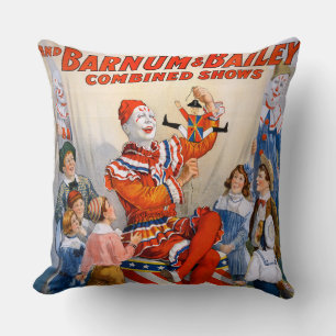 Almofada Vintage Ringling Bros - Barnum & Bailey ClowShow
