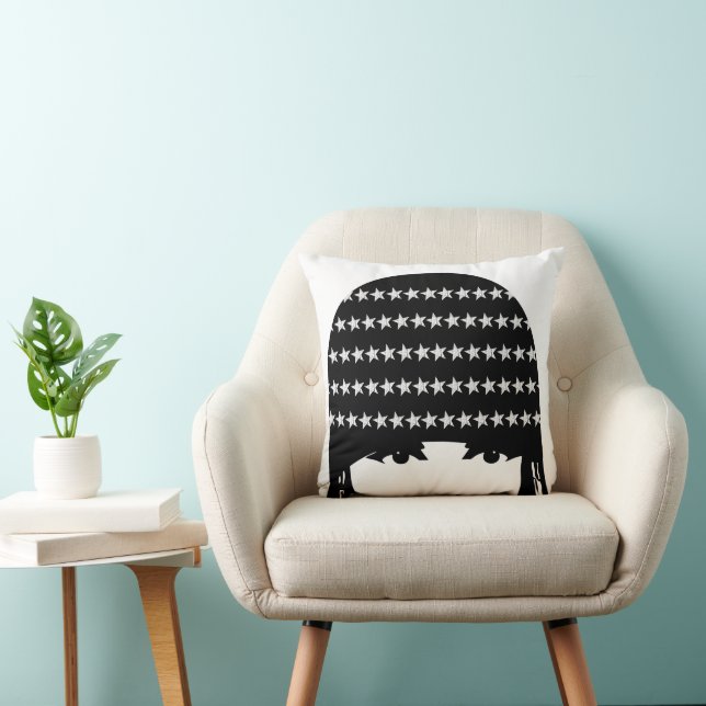 Almofada Vintage Roaring 20's Retrait Flapper Girl (Cadeira)