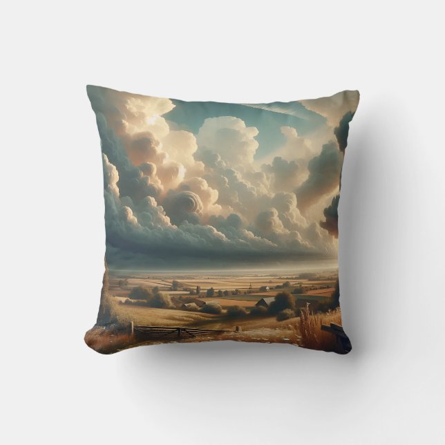 Almofada Vintage Rural Landscape Inspiration (Frente)