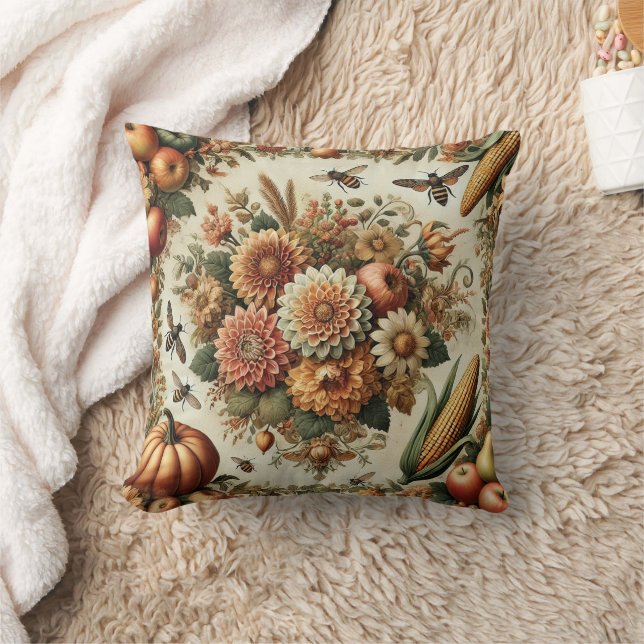 Almofada Vintage Russe Farmhouse Call Autumn Country (Cobertor)