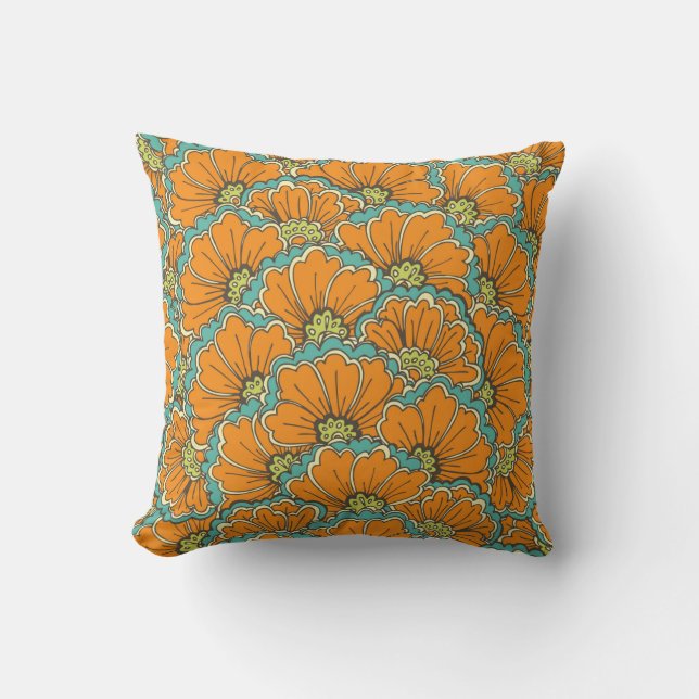 Almofada vintage seamless eastern pattern (Frente)