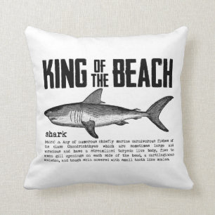 Almofada Vintage Shark Beach King