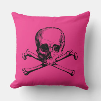 Almofada Vintage Skull & Crossbones
