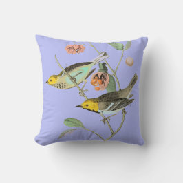 Almofada Vintage Songbird Lavanda Blue
