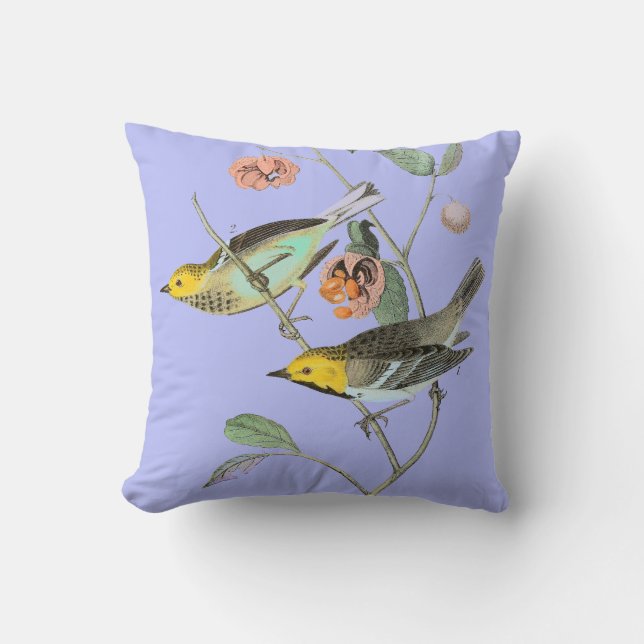Almofada Vintage Songbird Lavanda Blue (Frente)