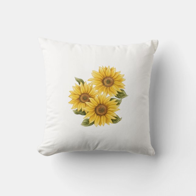 Almofada Vintage Sunflower (Frente)