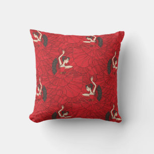 Almofada Vintage Tango Flamenco Dance Patterno
