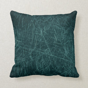 Almofada Vintage Texture Scratches Dark Teal Country