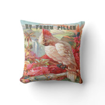 Vintage Tropical Cockatoo