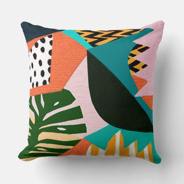 Almofada Vintage Tropical Vibes (Frente)