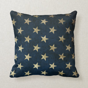 Almofada Vintage USA Flag Stars And Stripes
