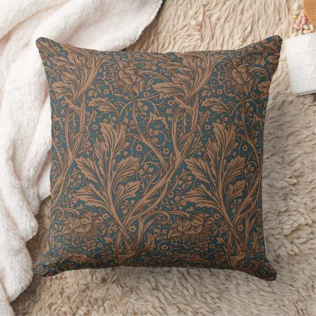 Almofada Vintage William Morris Arcadia Sem Costura (Cobertor)
