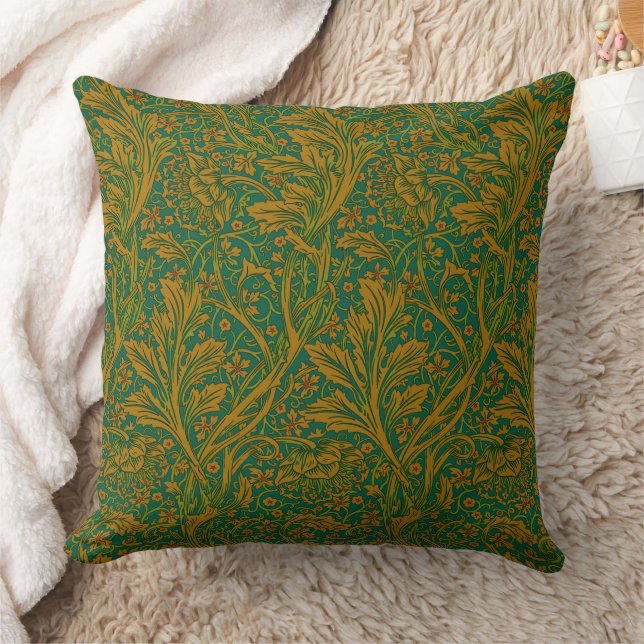 Almofada Vintage William Morris Arcadia Sem Costura (Cobertor)