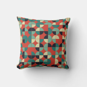 Almofada Vintagem Geométrica, Padrão Invisível.