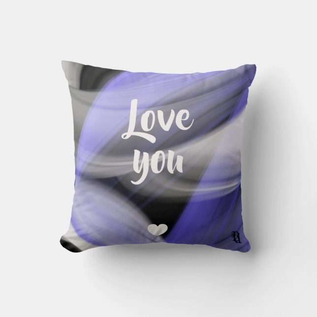 Almofada Violação de Lavanda interior da Abstrato do traves (Frente)