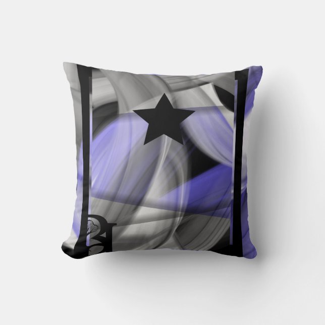 Almofada Violação de Lavanda interior da Abstrato do traves (Frente)