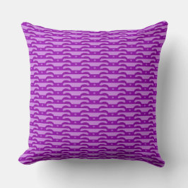 Almofada Violet Dreams-Dark & Light Purple Throw Pillow