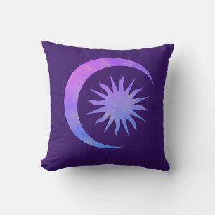 Almofada Violet Indigo Roxo Lua & Sol Zen Quarto