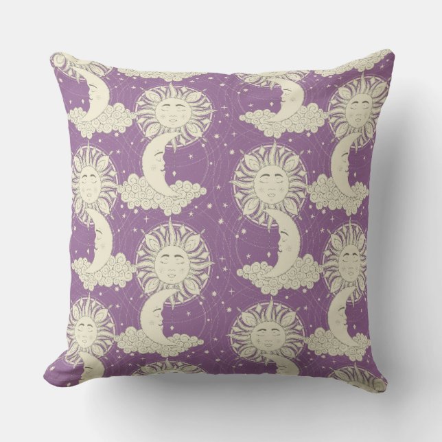 Almofada violeta dos sonhos da boêmia (Frente)