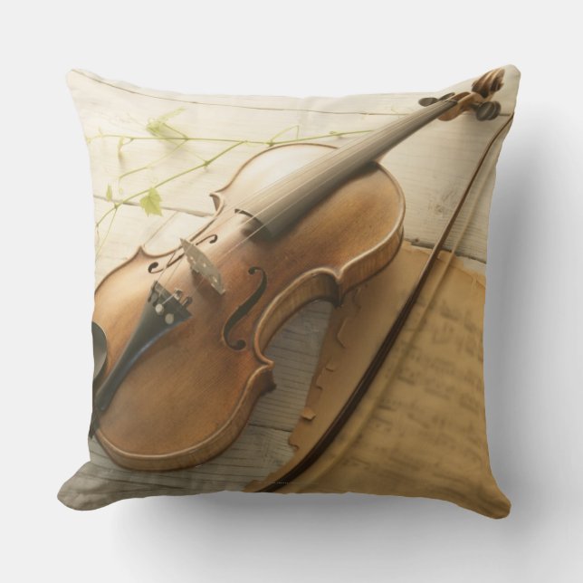 Almofada Violino e partitura (Frente)