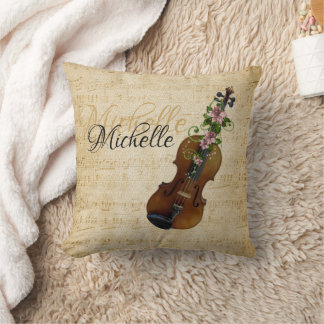 Almofada Violino Personalizado Violinista Música