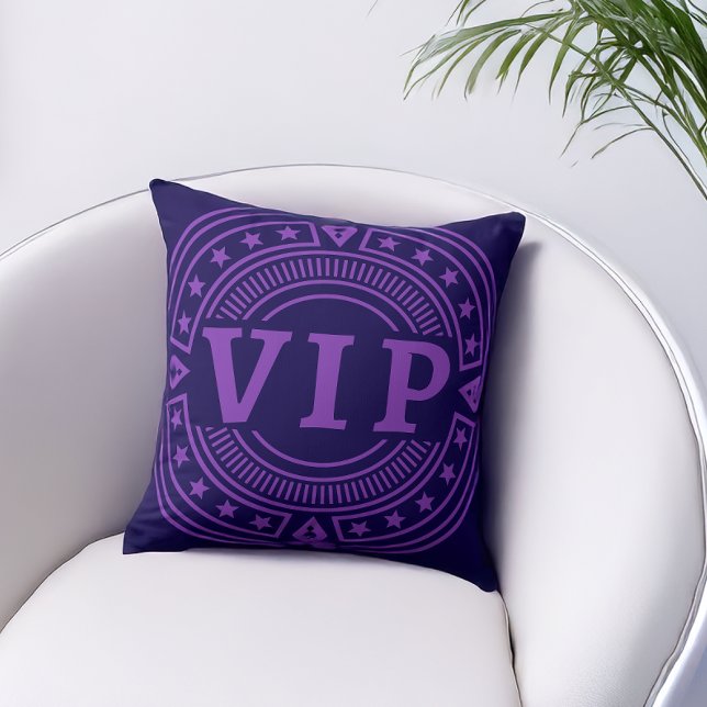 Almofada VIP Reserved Seat Retro Custom Colors (Criador carregado)