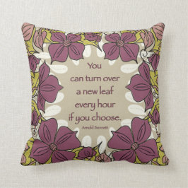 Almofada Vire uma nova folha