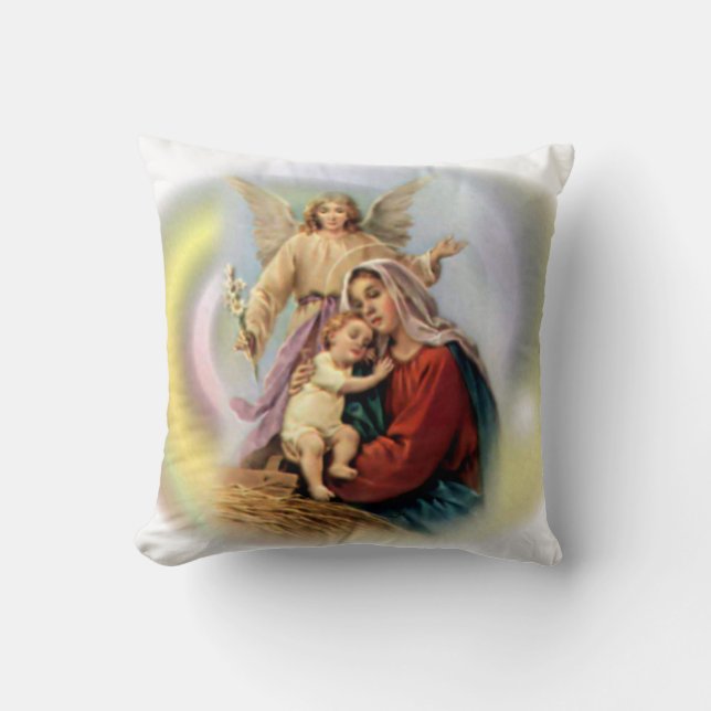 Almofada Virgem Maria abençoada - mãe do deus (Frente)