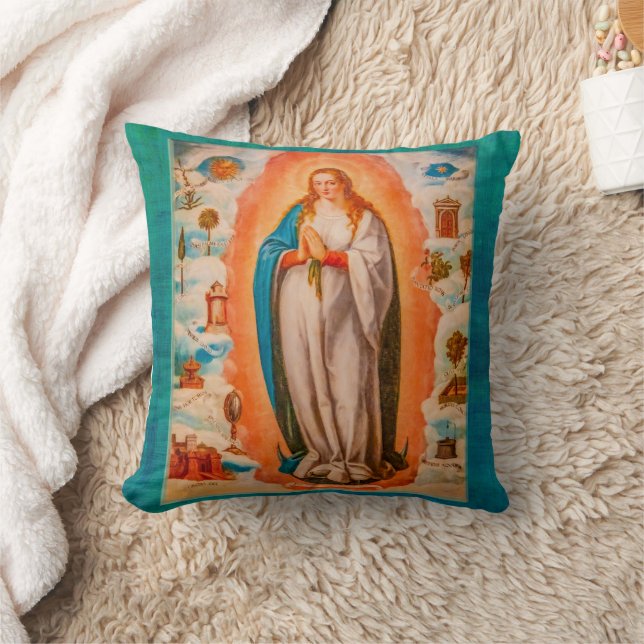 Almofada Virgin Mary Vintage (Cobertor)