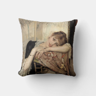 Almofada Virginie (A Mulher Parisiense) (por Albert Edelsen