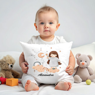 Almofada Virgo Baby - Zodiac - Sinal Personalizável Nursery