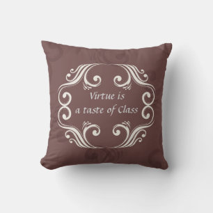 Almofada Virtude é um Toque de Classe Travesseiro Decorativ
