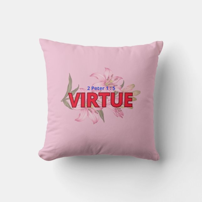 Almofada Virtude - Travesseiro (Frente)