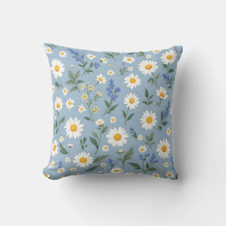 Almofada Visitas e Sonhos: Um Padrão Floral Whimsical