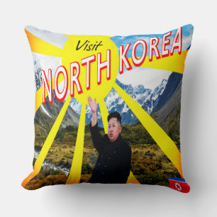 Almofada Visite a Coreia do Norte