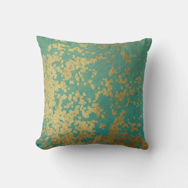 Almofada Vista de Férias Douradas (Frente)