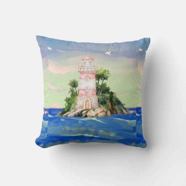 Almofada Vista do oceano (Frente)