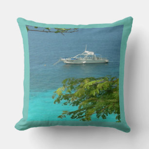 Almofada Vista do Oceano Bonaire com Travesseiro decorativo