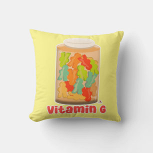 Almofada Vitamin G Meple Conselho Game Gummy Art Fun
