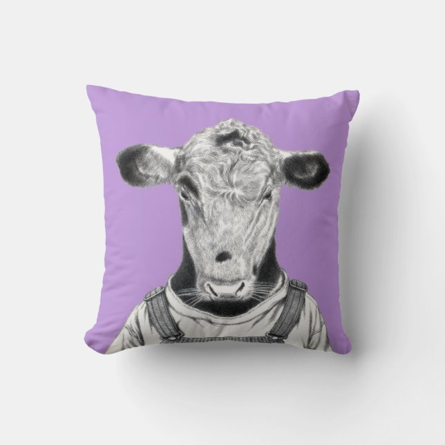 Almofada Vitelo em Dungaree (Sumire) (Frente)