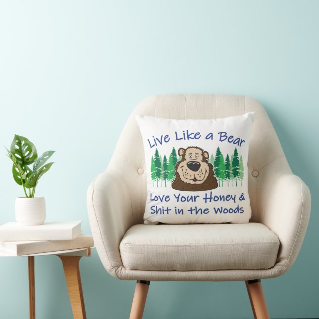 Almofada Viva como um Urso (Cadeira)
