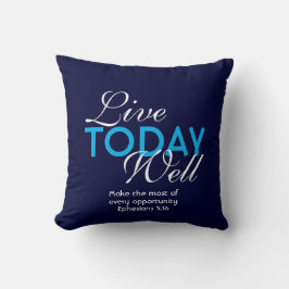 Almofada VIVA HOJE BEM, Cristão Inspirador