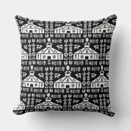 Almofada Vivendo em uma Yurt na Natureza