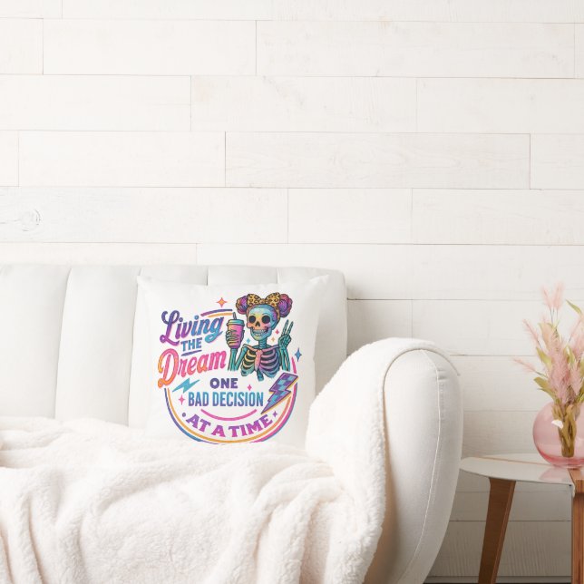 Almofada Vivendo O Sonho... (Sofá)